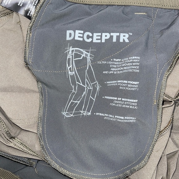 Kuhl Deceptr Outdoor Hiking Utility Ripstop Fabric Pants With Stretch Mens 38x32 - Picture 5 of 9